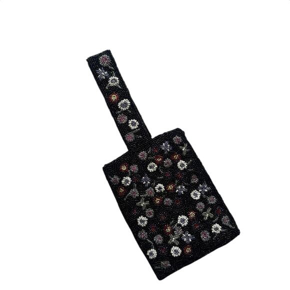 Beaded Floral Wristlet - Picture 1 of 5